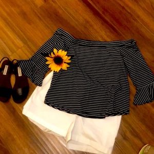 Sugar + Lips Off Shoulder Top XS